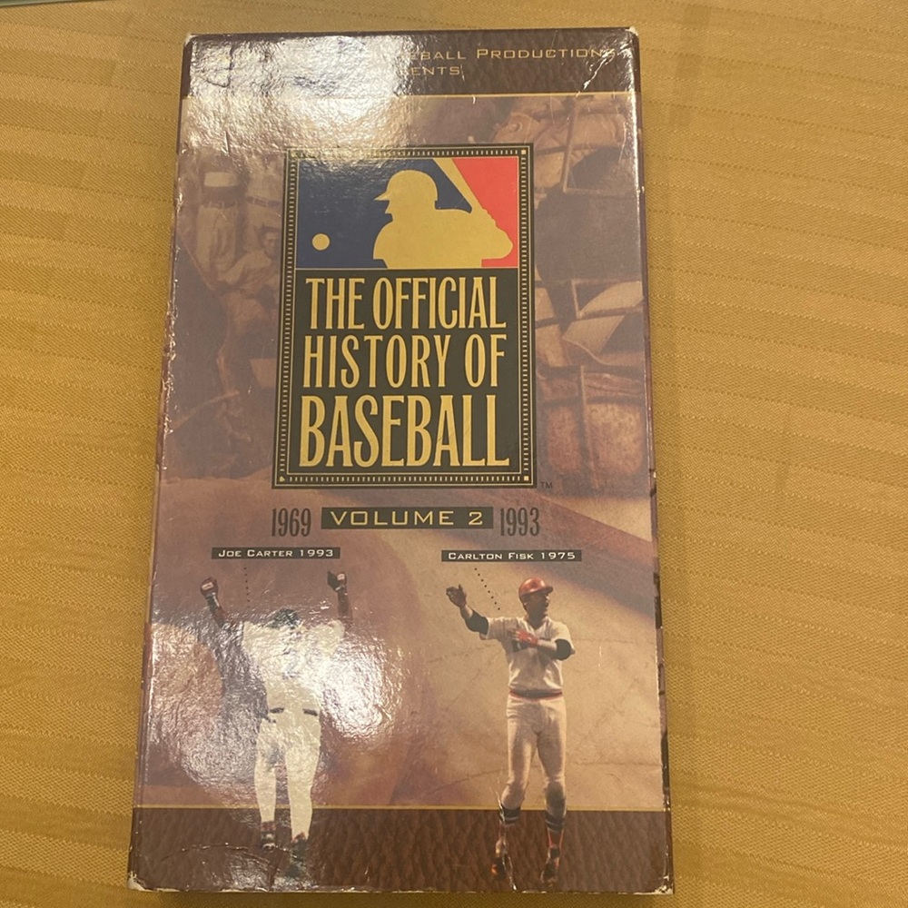 THE OFFICIAL HISTORY OF BASEBALL 
Volume 2 
Baseball VHS tape
